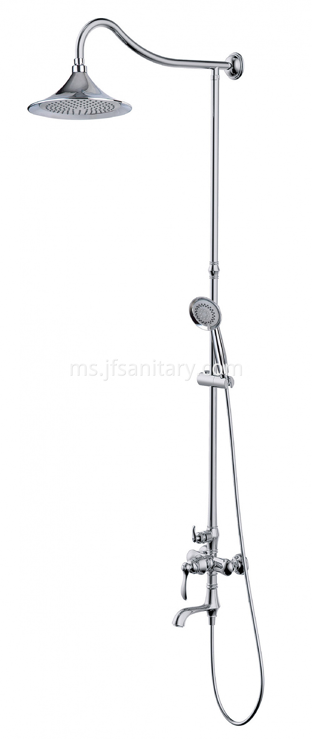 wall mounted shower faucet set